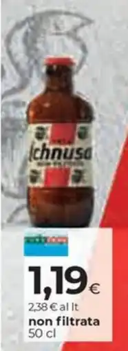 Unicoop Etruria Ichnusa birra offerta