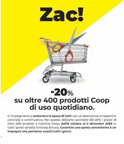 Unicoop Etruria prodotti Coop offerta