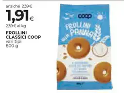 Unicoop Etruria Frollini classici Coop offerta