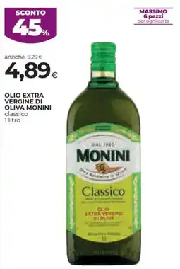 Unicoop Etruria Olio extra vergine di oliva Monini classico offerta