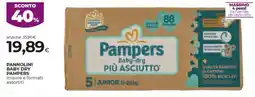 Unicoop Etruria Pannolini baby dry Pampers offerta