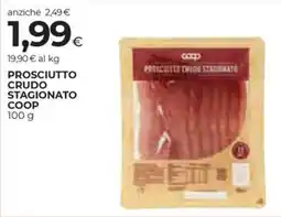 Unicoop Etruria Prosciutto crudo stagionato Coop offerta