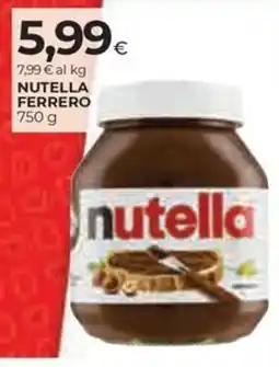 Unicoop Etruria Nutella Ferrero offerta