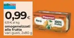 Unicoop Etruria Purasman omogeneizzati alla frutta offerta