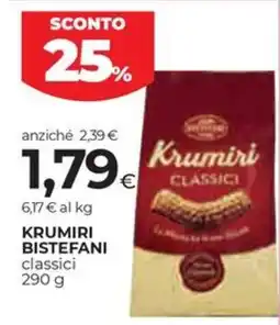 Unicoop Etruria Krumiri Bistefani classici offerta