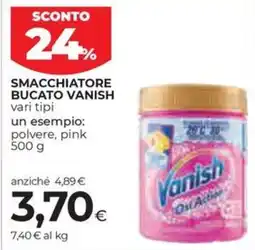 Unicoop Etruria Smacchiatore bucato Vanish offerta