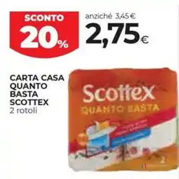 Unicoop Etruria Carta casa quanto basta Scottex offerta