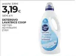 Unicoop Etruria Detersivo lavatrice Coop offerta