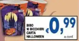 DEM Bibò bicchieri carta halloween offerta