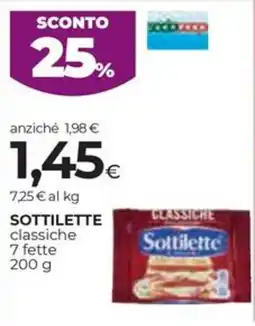 Unicoop Etruria Sottilette classiche offerta