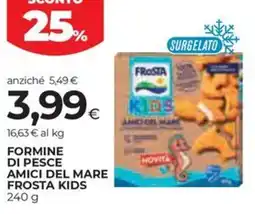 Unicoop Etruria Formine di pesce amici del mare frosta kids offerta