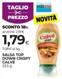 Unicoop Etruria Salsa top down crispy Calvé offerta