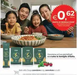 Unicoop Etruria Pasta di semola Coop offerta