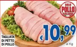 DEM Tagliata di petto di pollo offerta