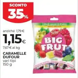 Unicoop Etruria Caramelle Dufour offerta