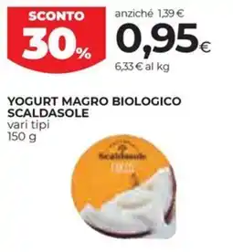 Unicoop Etruria Yogurt magro biologico Scaldasole offerta