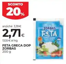 Unicoop Etruria Feta greca dop zorbas offerta