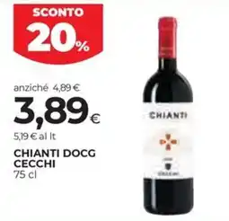 Unicoop Etruria Chianti DOCG Cecchi offerta