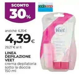 Unicoop Etruria crema depilatoria sotto la doccia offerta
