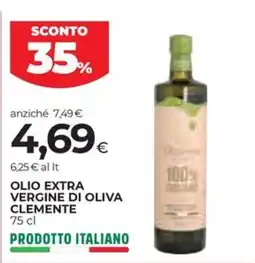 Unicoop Etruria Olio extra vergine di oliva clemente offerta
