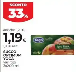 Unicoop Etruria Succo optimum Yoga offerta