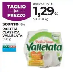 Unicoop Etruria Ricotta classica Vallelata offerta