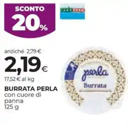 Unicoop Etruria Burrata Perla offerta