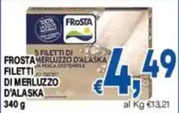 DEM Frosta filetti di merluzzo d'alaska offerta