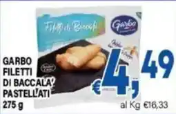 DEM Garbo filetti di baccalà pastellati offerta