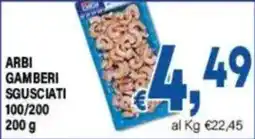 DEM Arbi gamberi sgusciati offerta