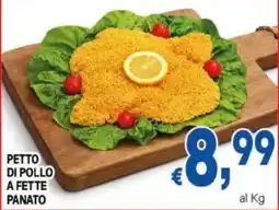 DEM Petto di pollo a fette panato offerta