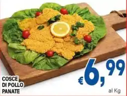 DEM Cosce di pollo panate offerta