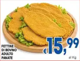 DEM Fettine di bovino adulto panate offerta
