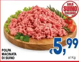 DEM Polpa macinata di suino offerta