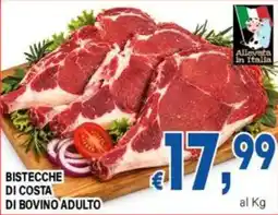 DEM Bistecche di costa di bovino adulto Allevata in Italia offerta