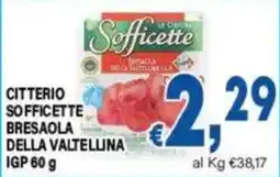 DEM Citterio Sofficette Bresaola della Valtellina offerta