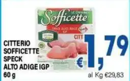 DEM Citterio Sofficette Speck Alto Adige IGP offerta
