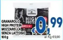 DEM Granarolo high protein mozzarella senza lattosio offerta