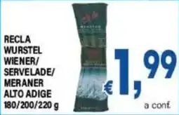 DEM Recla wurstel wiener/servelade/meraner alto adige offerta