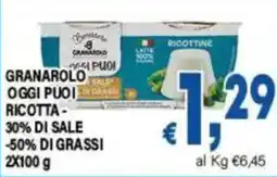 DEM Granarolo ricottine offerta