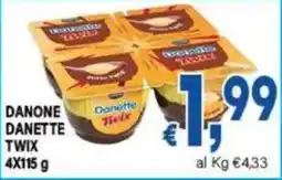 DEM Danone Danette Twix offerta