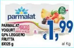 DEM Parmalat yogurt 0,1% leggero frutta offerta