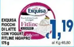 DEM Exquisa fiocchi di latte con yogurt fitline highpro offerta