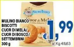 DEM Mulino Bianco biscotti cuor di mela offerta