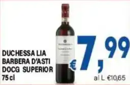 DEM Duchessa Lia Barbera d'Asti DOCG Superior offerta
