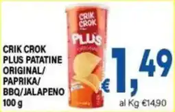 DEM Crik Crok Plus Patatine Original offerta