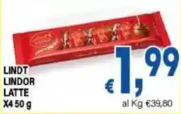 DEM Lindt Lindor Latte offerta