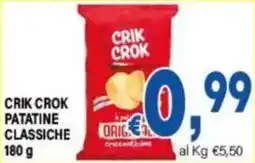 DEM Crik Crok patatine classiche offerta