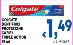 DEM Colgate dentifrici protezione carie/triple action offerta