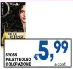 DEM Syoss palette olio colorazione offerta
